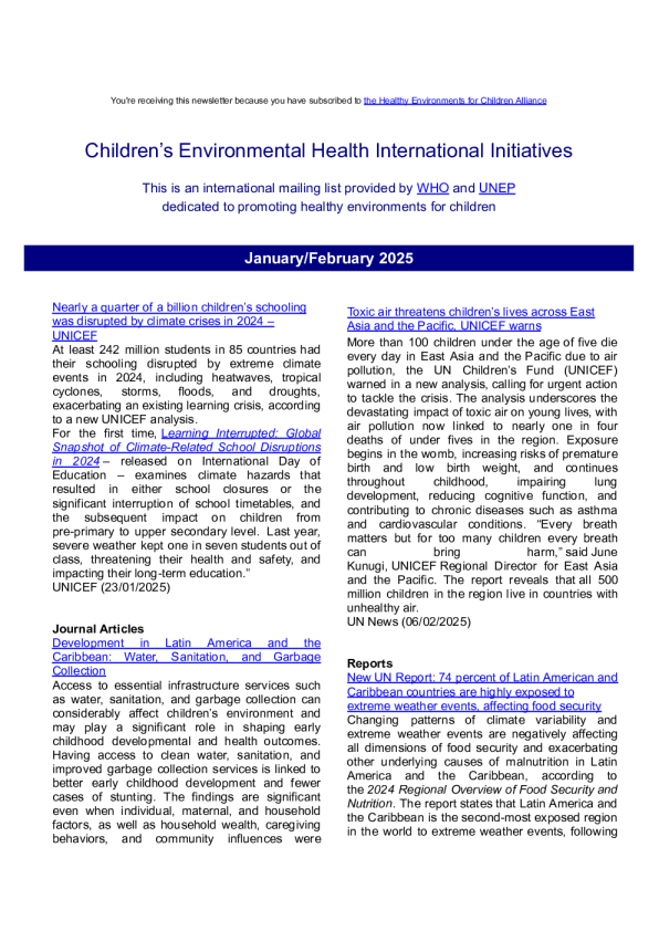 HECA - Newsletter 一月二月 2025