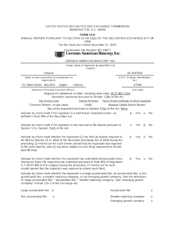 德美银行 2024年度报告