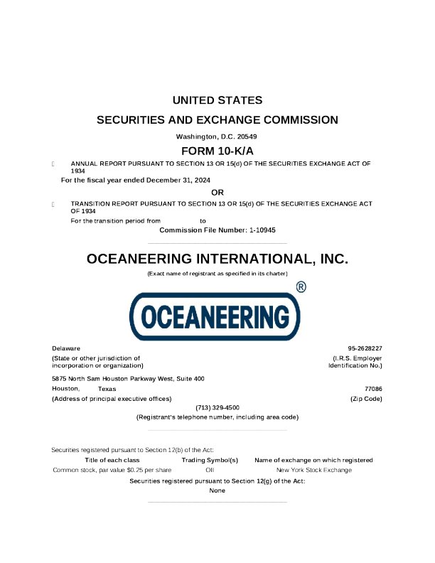国际海洋工程 2024年度报告