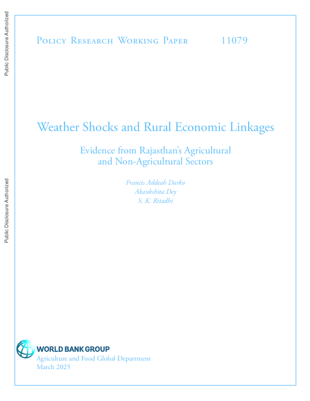 天气震荡与农村经济联系
