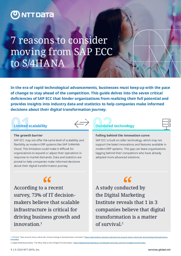 简化从SAP ECC迁移到S4/HANA的过程