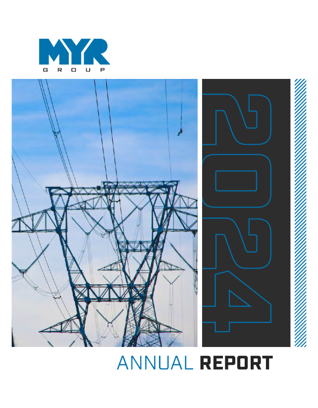 MYR Group Inc 2024年度报告