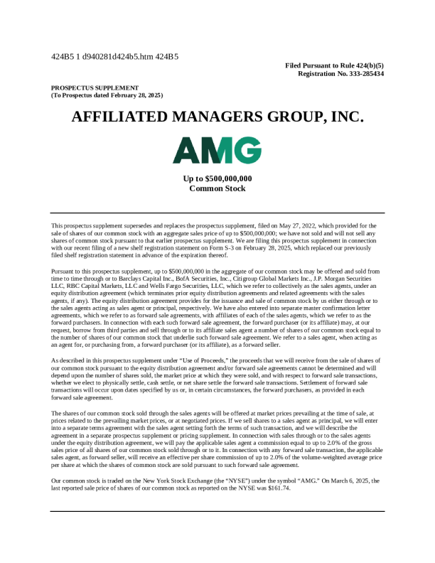 AMG资管美股招股说明书(2025-03-07版)