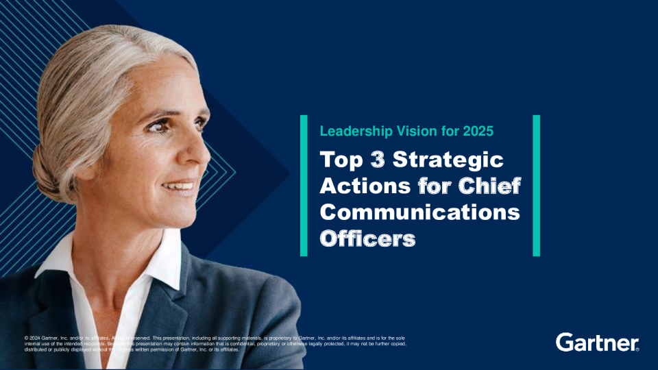 3首席通信官2025年趋势定义