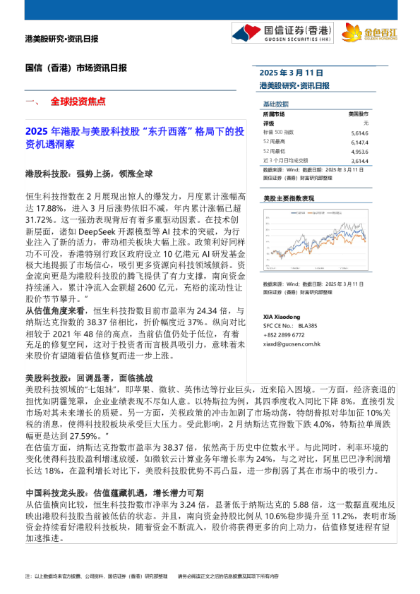 市场资讯日报