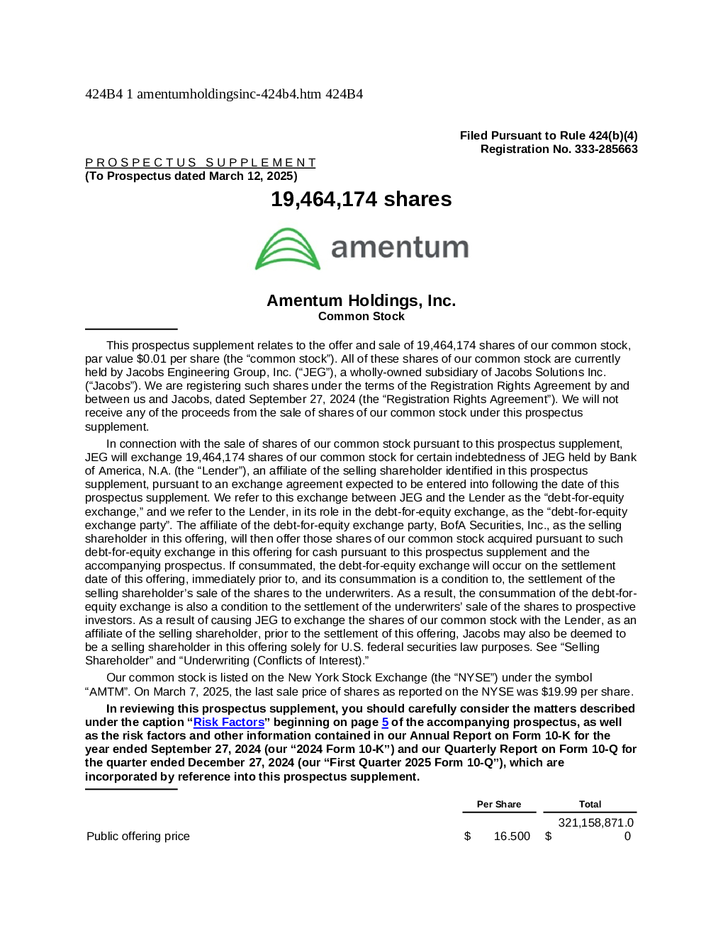 Amentum Holdings Inc 2025 03 12 amentum-holdings-inc-2025-03-12