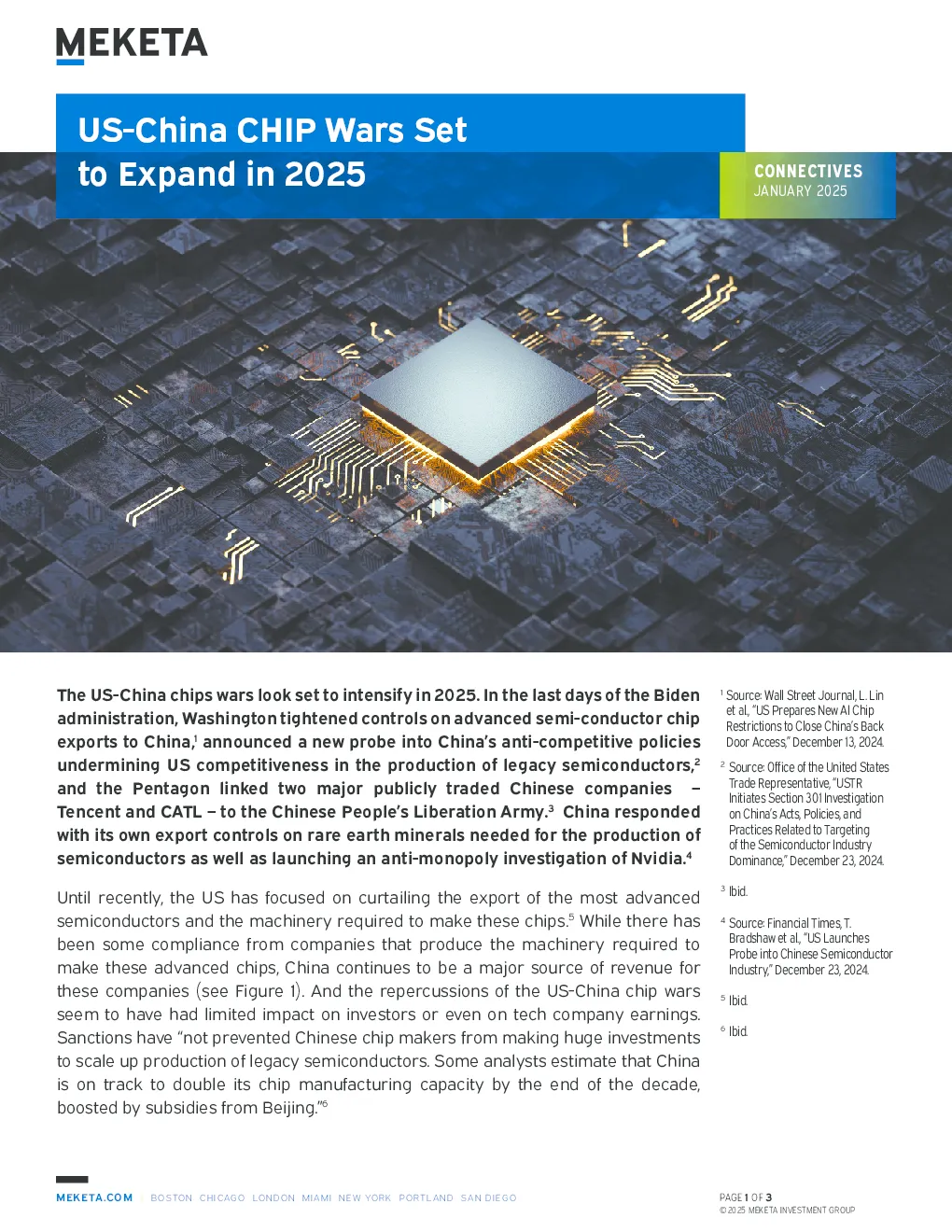 中美芯片战预计将在2025年扩大