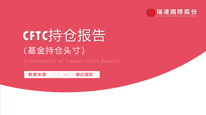 CFTC持仓报告（基金持仓）