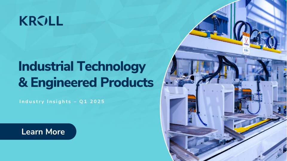 工业洞察-2025年第一季度：工业技术与工程产品（英）