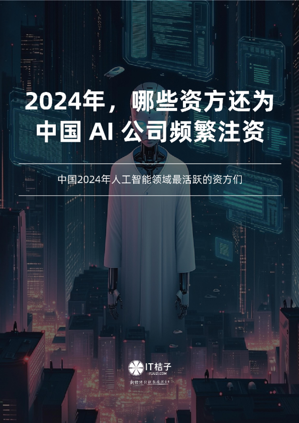 2024年，哪些资方还为中国 AI 公司频繁注资