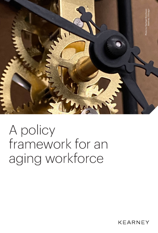 老龄化劳动力的政策框架