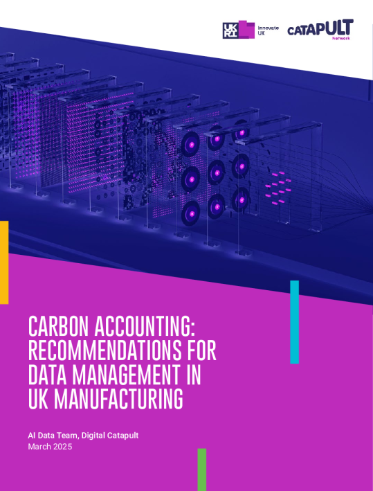 Carbon Accounting: Recommendation for Data Management in UK Manufacturing