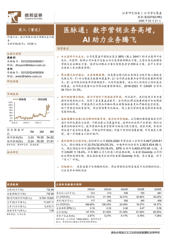 数字营销业务高增，AI助力业务腾飞