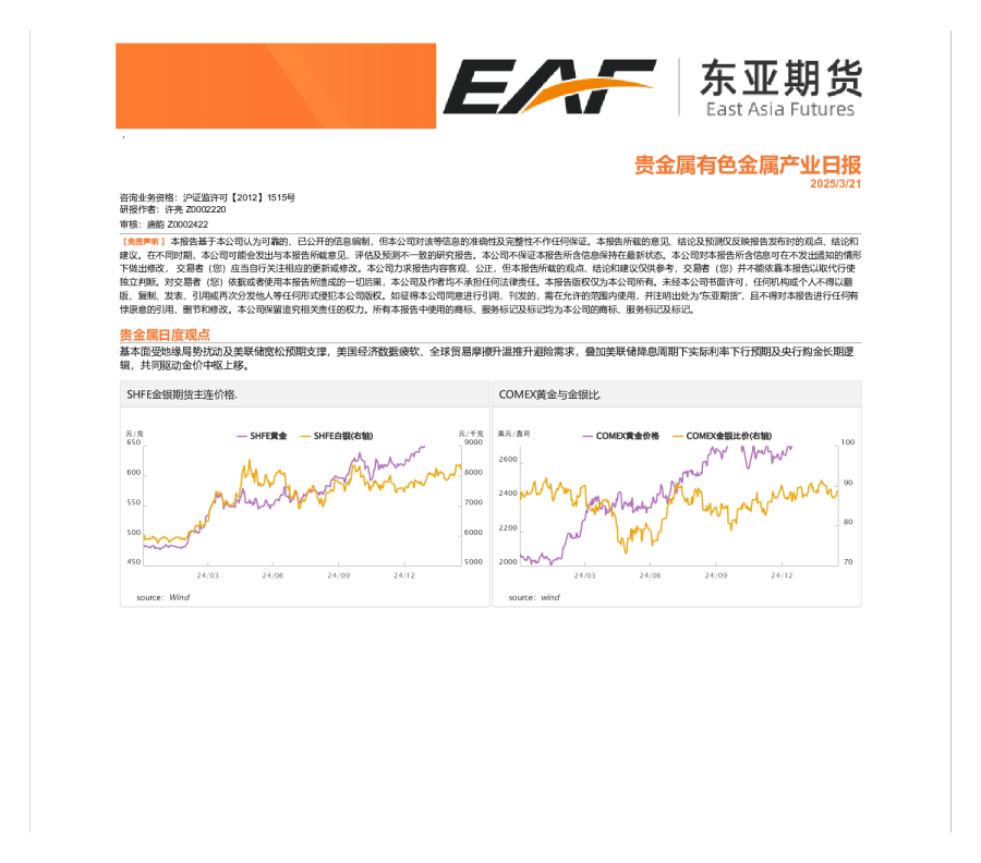 贵金属有色金属产业日报