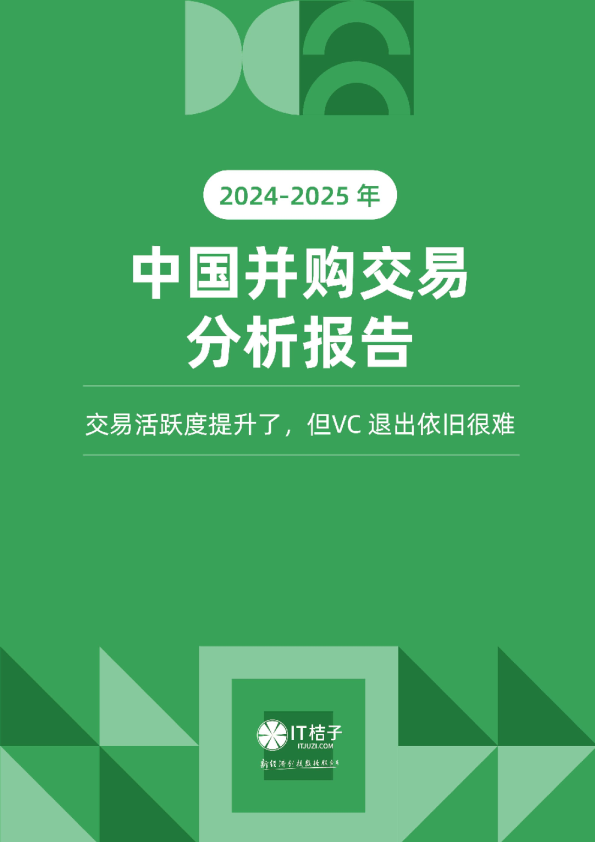 2024-2025年中国并购交易分析报告