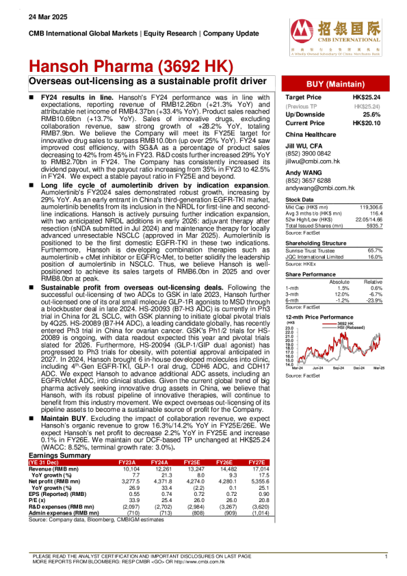 海外许可作为可持续的利润驱动因素