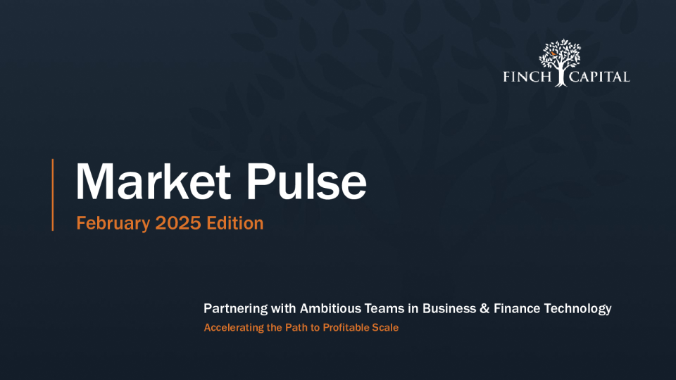 市场脉搏-人工智能推动增长、整合势头和资本效率成为焦点