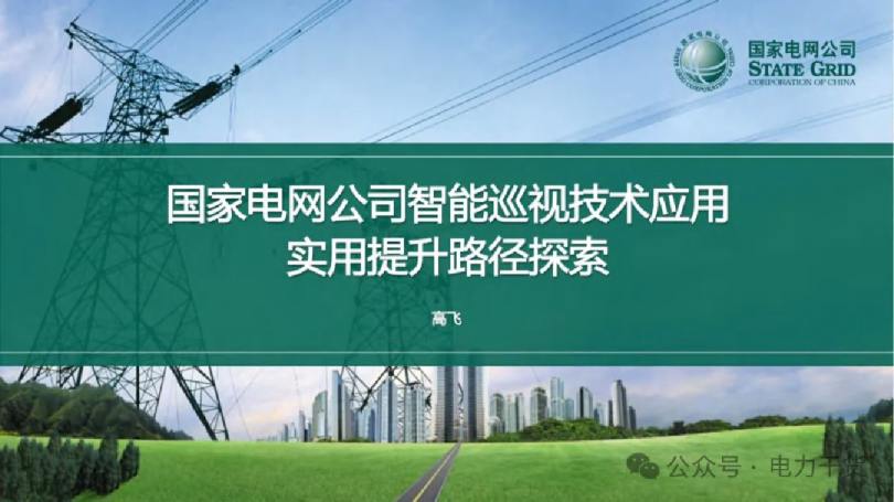 2024年国家电网公司智能巡视技术应用实用提升路径探索报告国家电网（高飞）