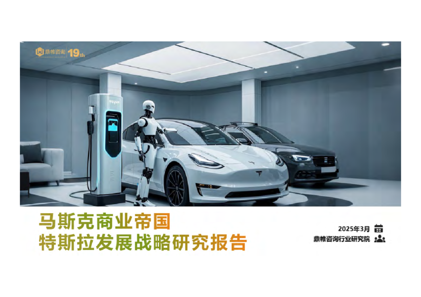 特斯拉发展战略研究报告