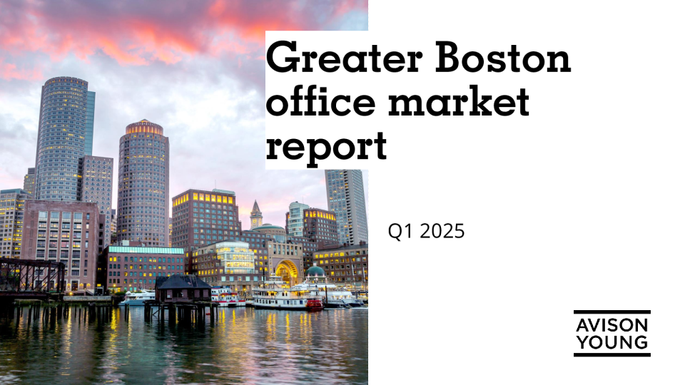 大波士顿地区写字楼市场报告：2025年第一季度
