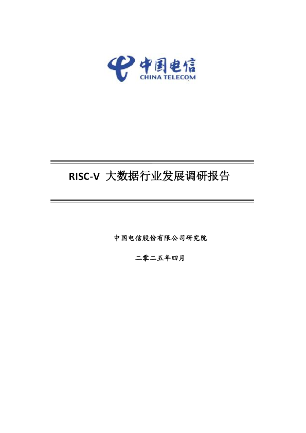 RISC-V大数据行业发展调研报告