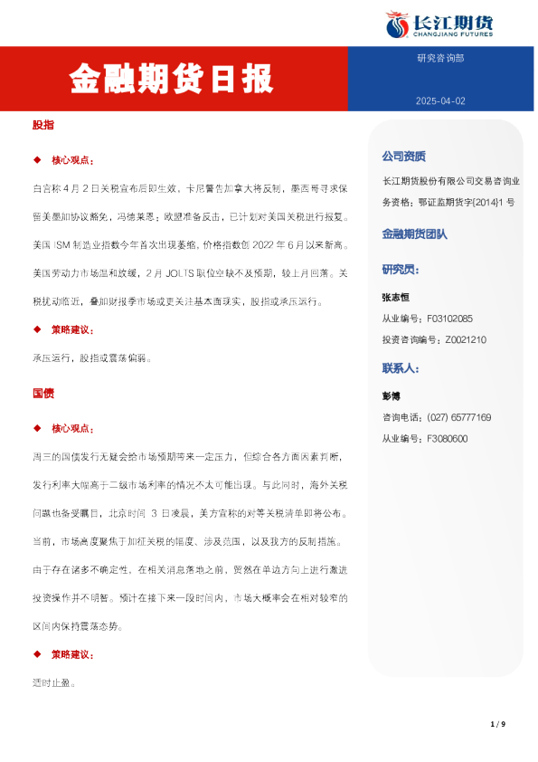 金融期货日报