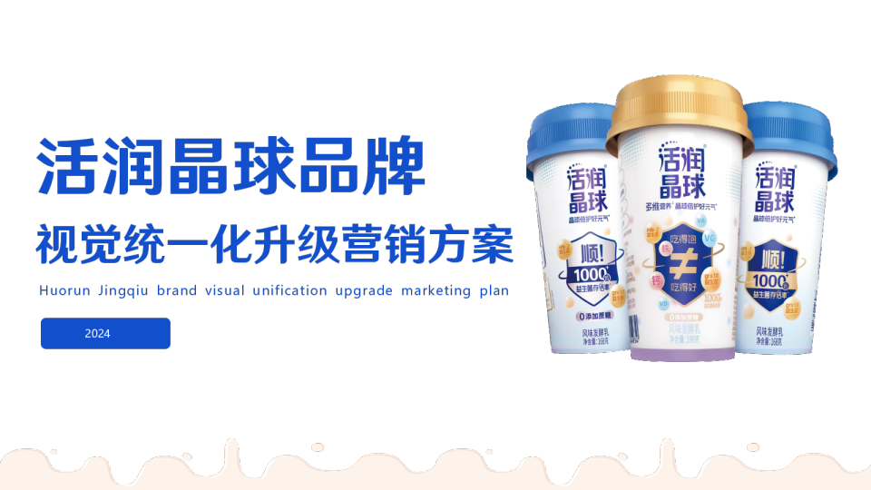 活润晶球酸奶品牌快闪店路演视觉统一化升级营销推广方案