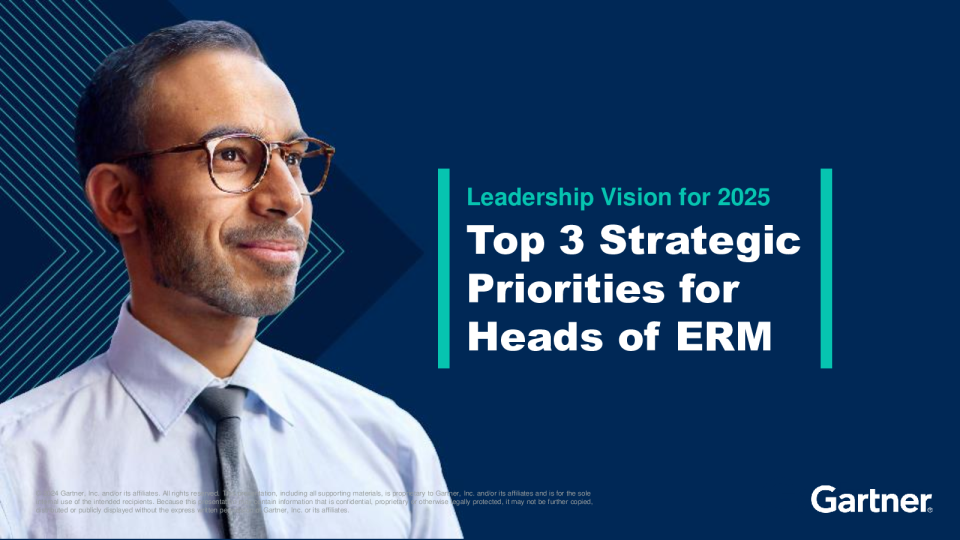 2025年企业风险管理领导者趋势| Gartner