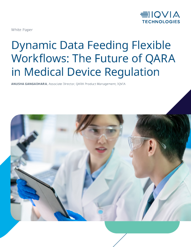 动态数据馈送灵活的工作流程：QARA在医疗器械监管中的未来