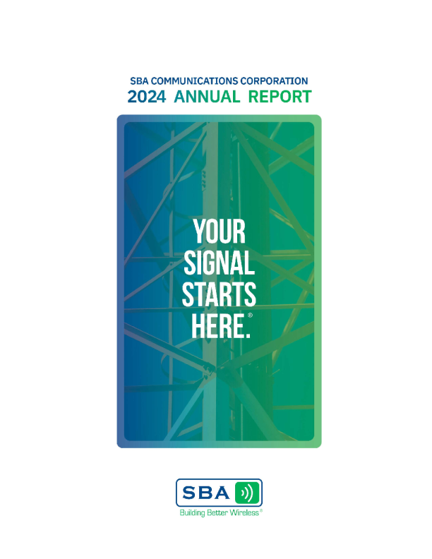 SBA通信-A 2024年度报告