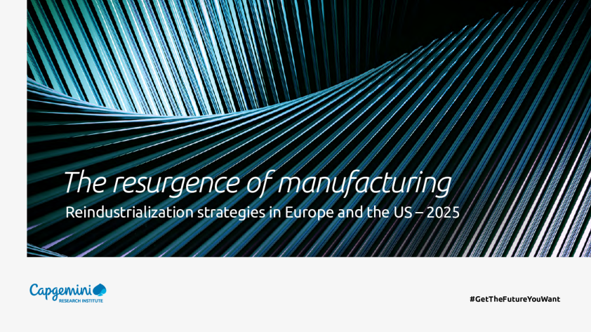 Reindustrialization strategies in Europe and the US