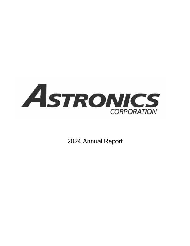 Astronics Corp 2024年度报告