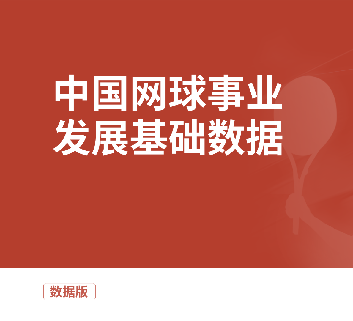 中国网球事业发展基础数据