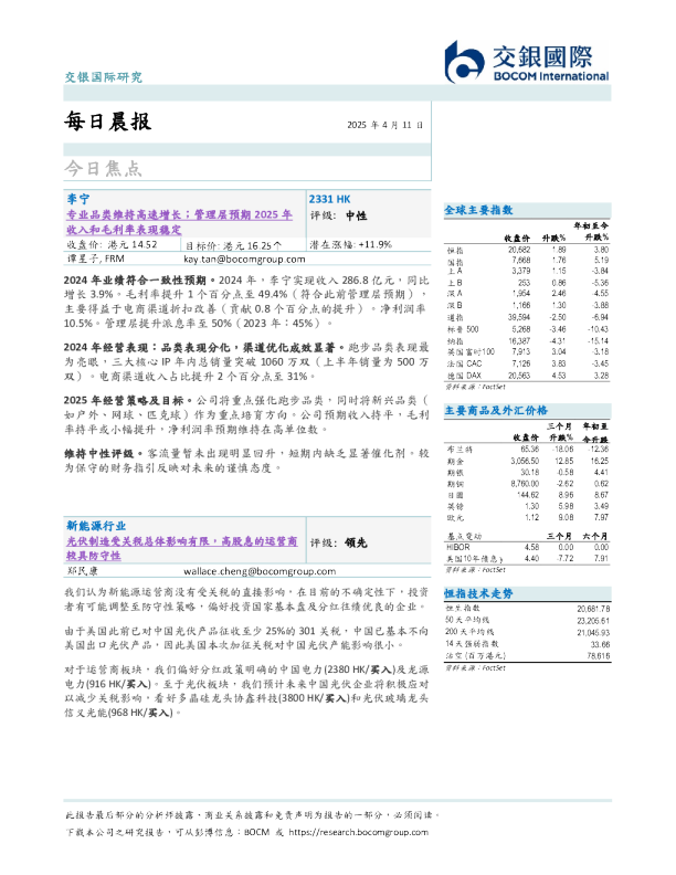 每日晨报