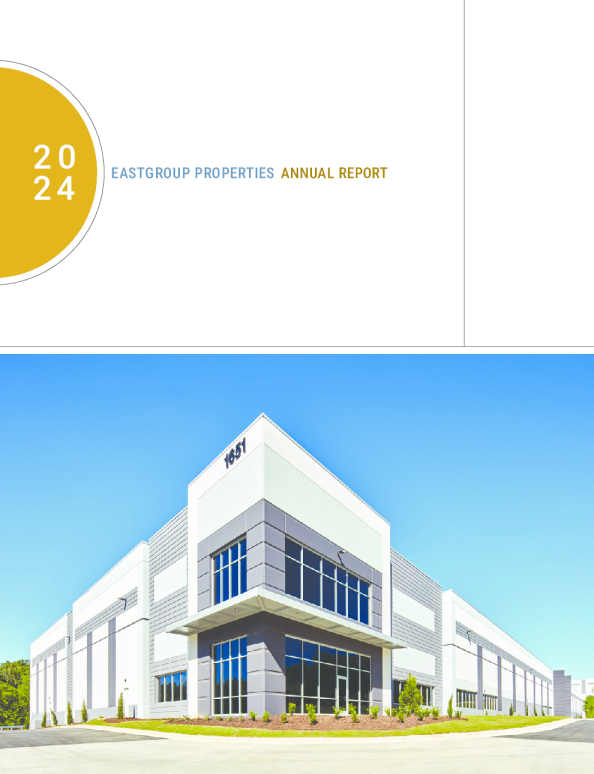 EastGroup Properties Inc 2024年度报告