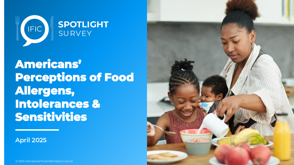 IFIC焦点调查：美国人对食物过敏原、不耐受性和敏感性的看法