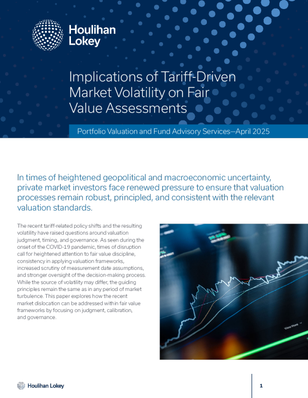 关税驱动的市场波动对公允价值评估的影响