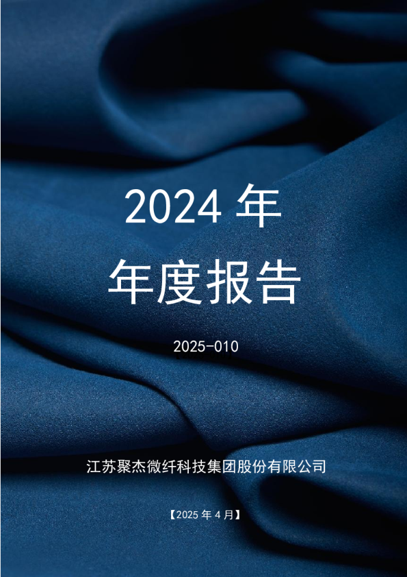 聚杰微纤：2024年年度报告