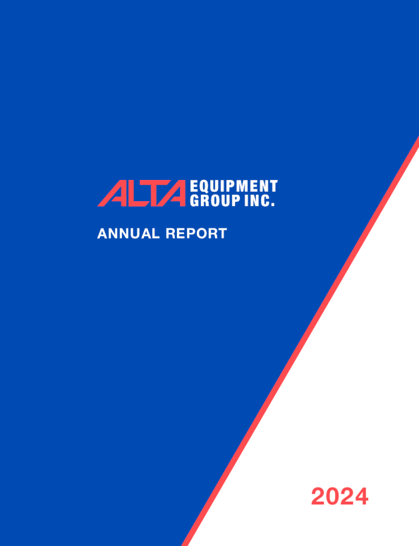 Alta Equipment Group Inc-A 2024年度报告