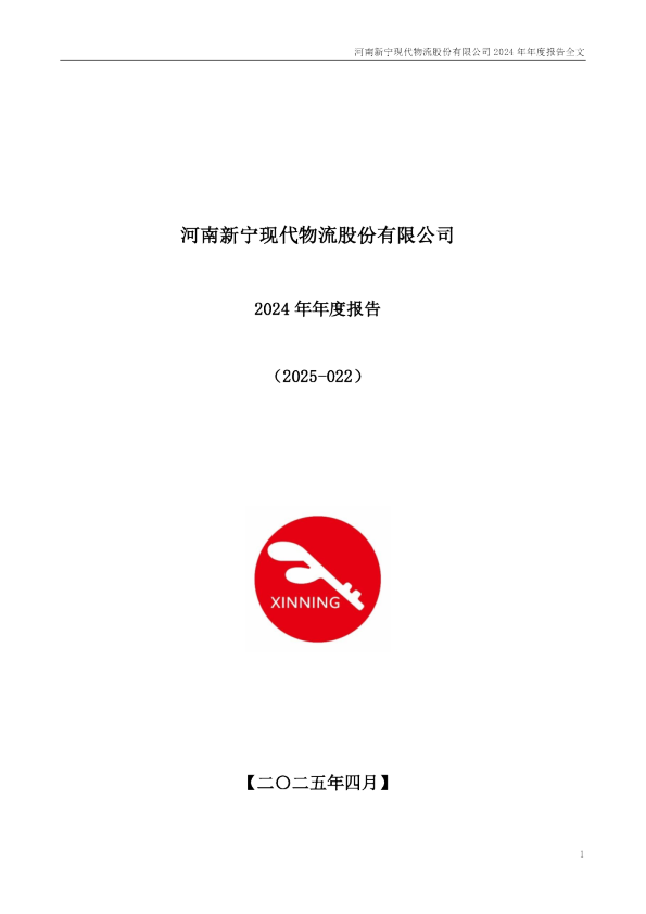 *ST新宁：2024年年度报告