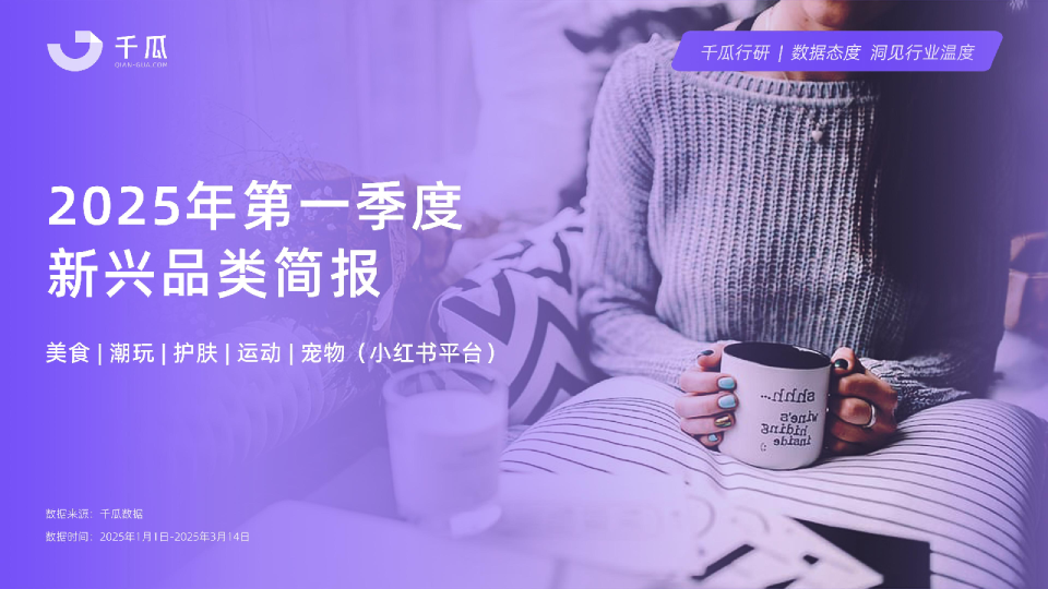 2025年第一季度新兴品类简报（小红书平台）