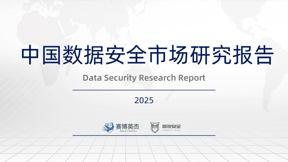 2025数据安全市场研究报告