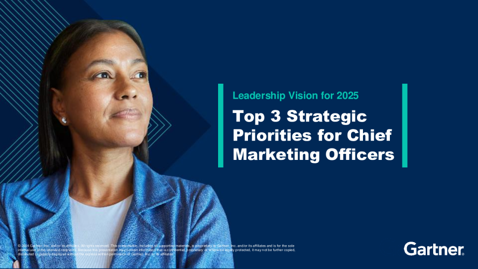 CMO 2025年的三大关键趋势