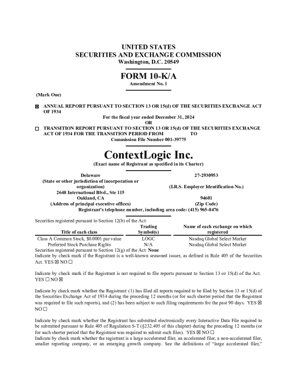 ContextLogic Inc. - 2024年度报告