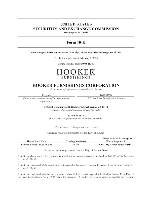 胡克家具 2024年度报告