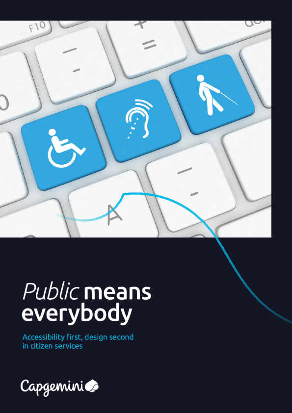 公众意味着每个人-在公民服务中，无障碍第一，设计第二
