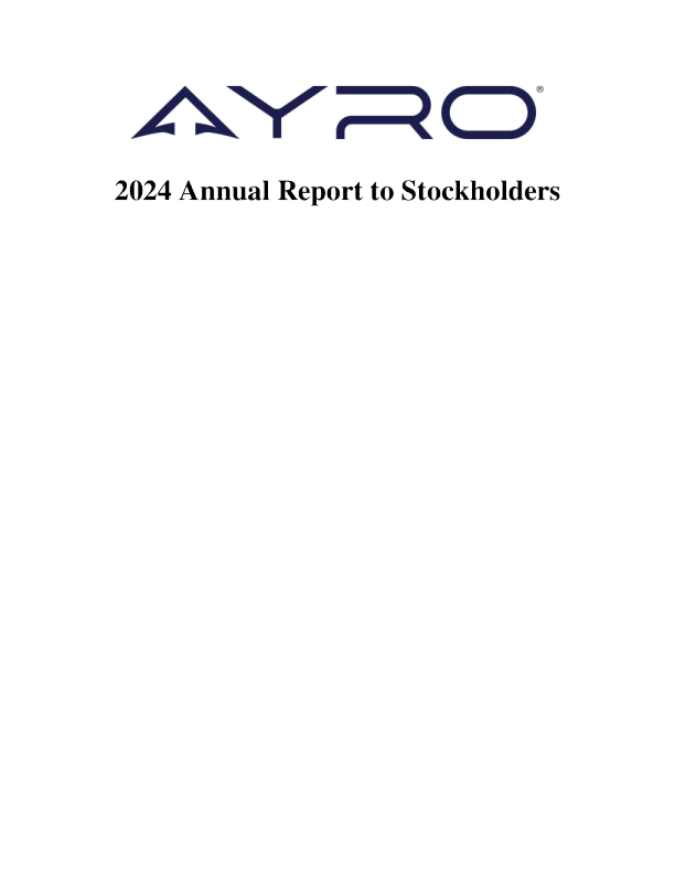 AYRO Inc 2024年度报告