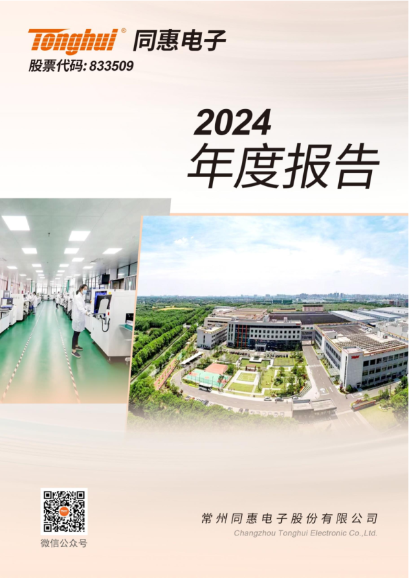 同惠电子：2024年年度报告