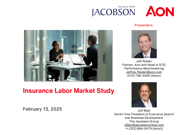 2025年第一季度美国保险劳动力市场研究报告
