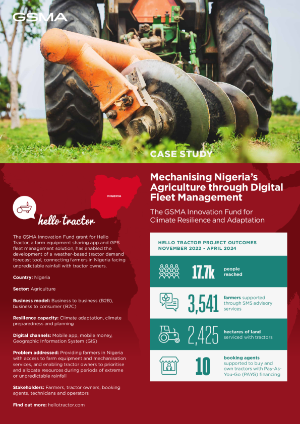 通过数字车队管理实现尼日利亚农业机械化：Hello Tractor